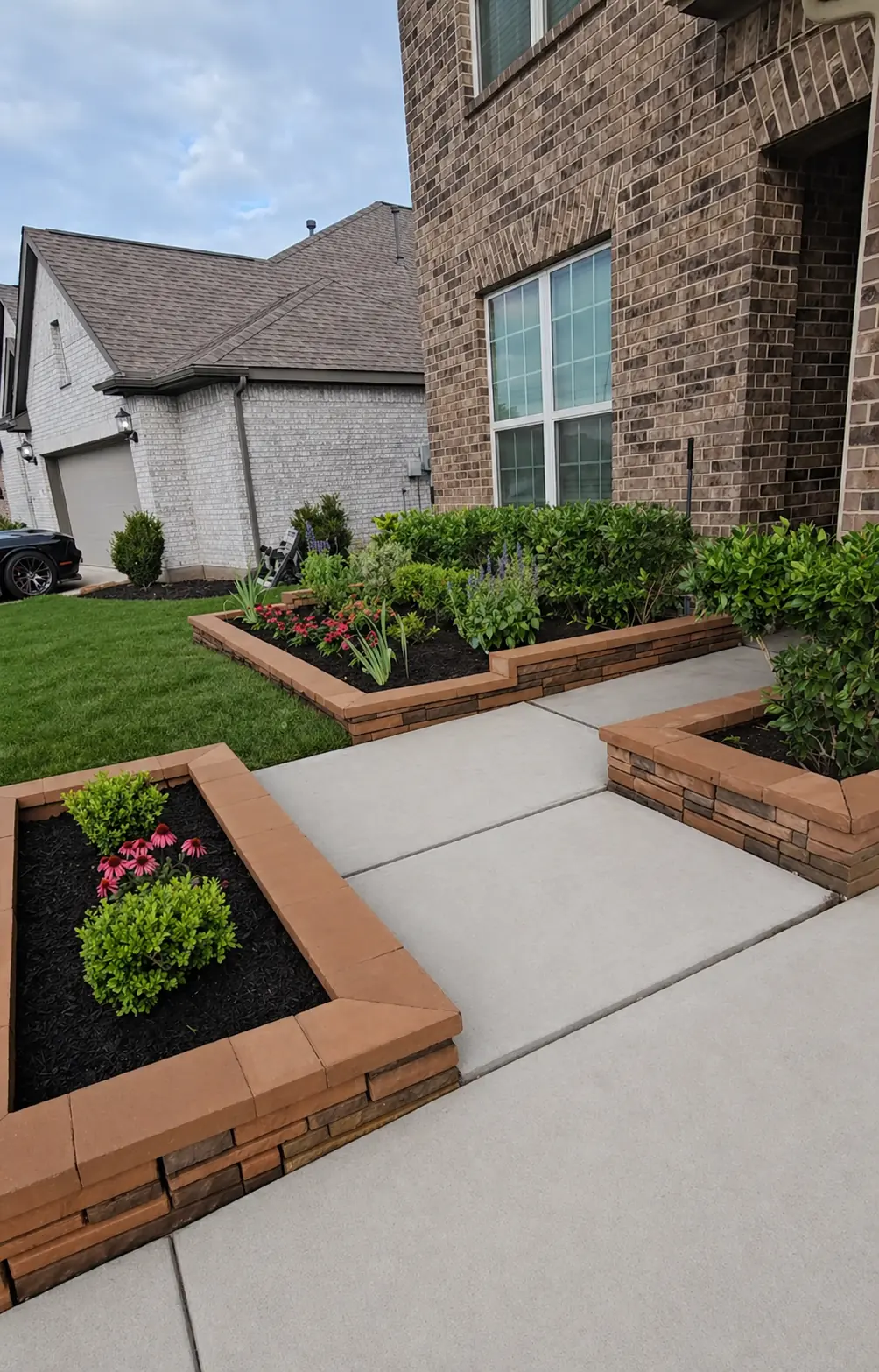 Eden's Garden Retaining wall