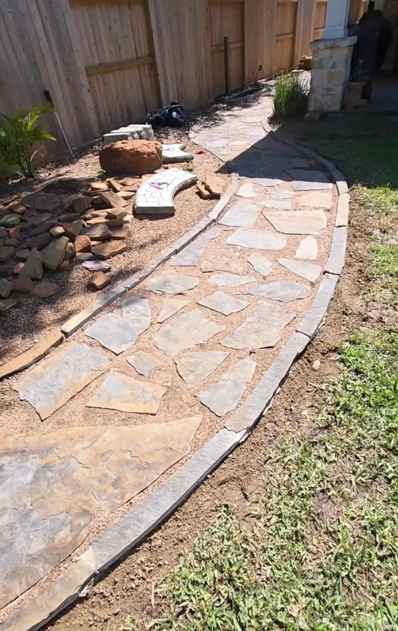 Eden's Garden Stone walkway